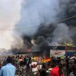 Police douse tension as hoodlums set Lagos market on fire