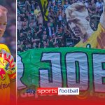 Celtic fans unveil tribute tifo to an emotional Joe Hart